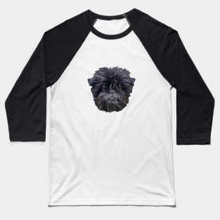 Affenpinscher Cute Puppy Dog Face Baseball T-Shirt